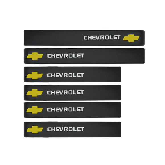 6pcs Chevrolet Car Sticker Door Guard and Side Mirror Protector