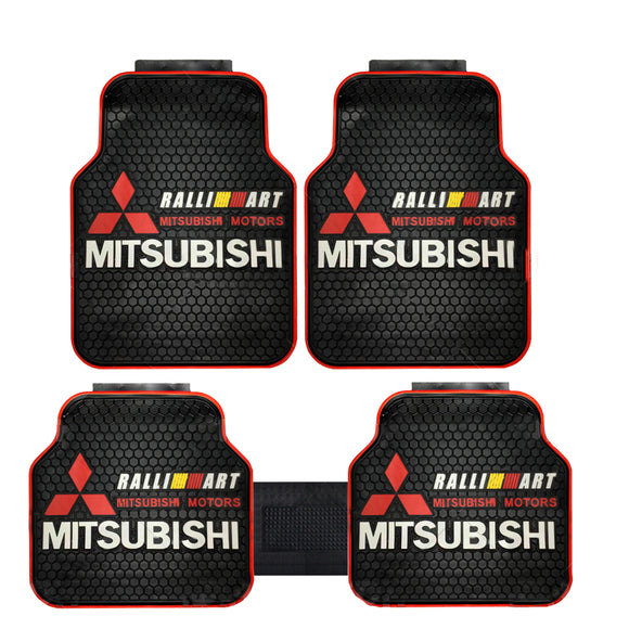 Mitsubishi Universal Car Floor Premium Rubber Matting Protector / Guard (High Quality)
