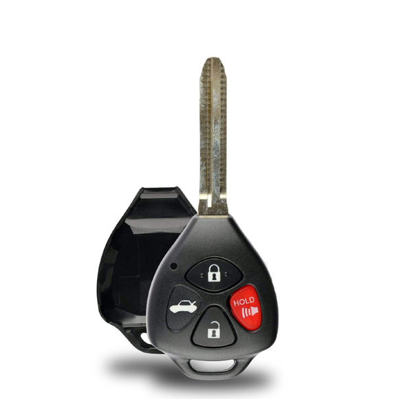 4 Buttons Remote Key Shell Case Fob For Toyota