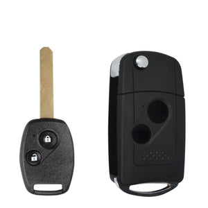 2 Button Remote Flip Key Fob Shell Case for Honda