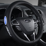 Ford Racing PVC Leather Steering Wheel Cover Fits most Japanese Cars (High Quality)