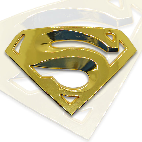 Superman 3D Auto Metal Emblem Sticker
