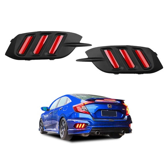 Honda Civic Rear Bumper Light 2016 - 2020 with 2 Functions