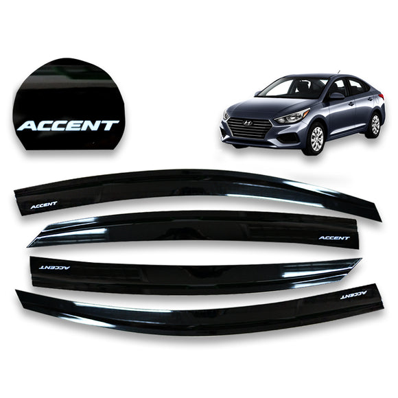 Hyundai Accent Car Rain Gutter Protector (High Quality)