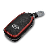 Hyundai Leather Metal Universal Car Key Remote Holder Car Key Case