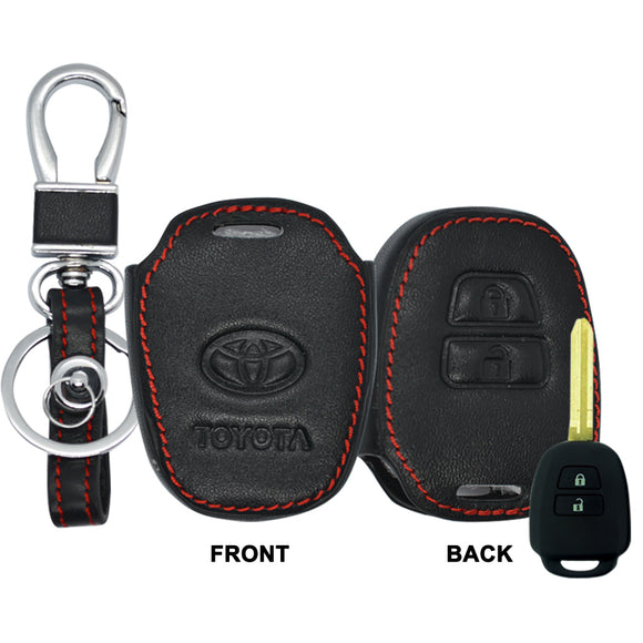 Toyota Leather Car Key Remote Holder (High Quality)