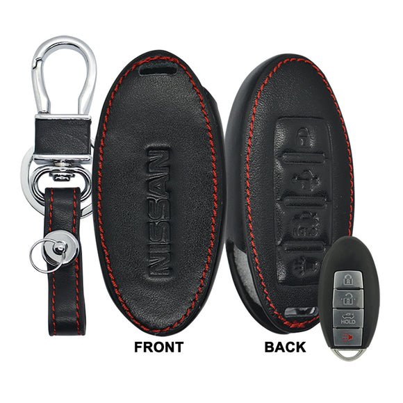 Nissan Leather Car Key Remote Holder (High Quality)