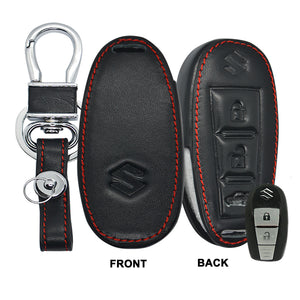Suzuki Leather Car Key Remote Holder  (High Quality)