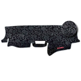 Dashboard Cover For TOYOTA AVANZA 2016-2019 (Leatherette/Felt/Abstract Floral Material)