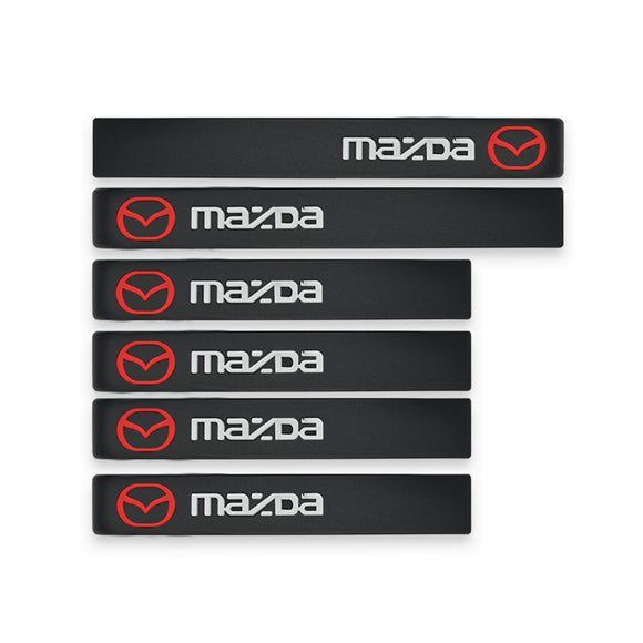 6pcs Mazda Car Sticker Door Guard and Side Mirror Protector