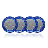 Mercedez Benz Car Center Wheel Cap Badge Aluminum Metal Sticker