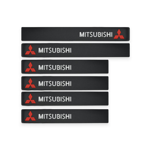 6pcs MITSUBISHI Car Sticker Door Guard and Side Mirror Protector