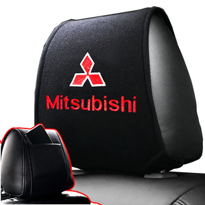 Mitsubishi Car Headrest Cover Cotton