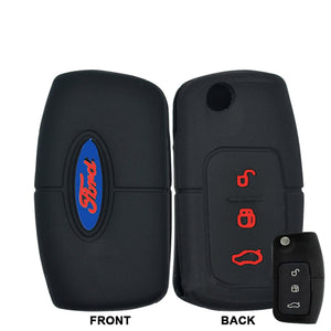 Ford Silicone Car Key remote Holder (High Quality)