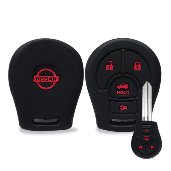 Silicone key Nissan Sunny Silicone Car Key Remote Holder (High Quality)