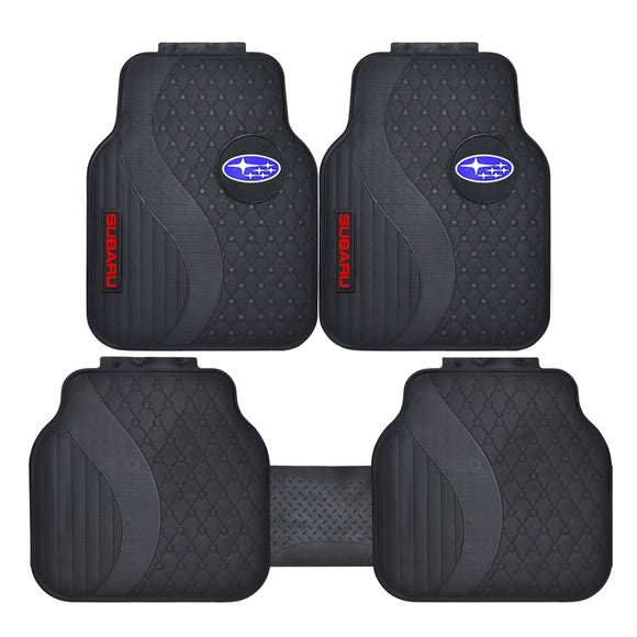 Subaru Universal Car Floor Premium Rubber Matting Protector / Guard (High Quality)