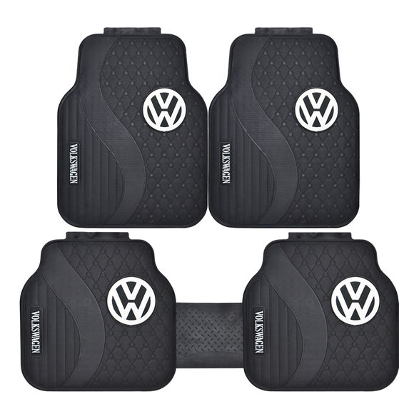 Volkswagen Universal Car Floor Premium Rubber Matting Protector / Guard (High Quality)