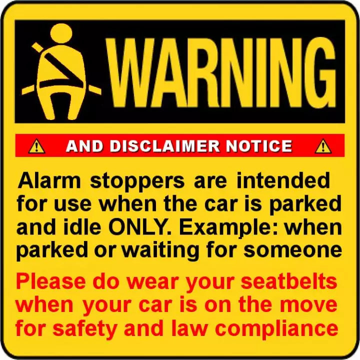 Seatbelt buckle, anti-seatbelt warning deactivates the seatbelt alarm sound.