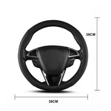 Ford Racing PVC Leather Steering Wheel Cover Fits most Japanese Cars (High Quality)