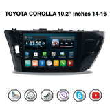 Toyota Corolla 2014 - 2016 Car Android Stereo Head Unit 10.2 inches ( Stereo and Frame )