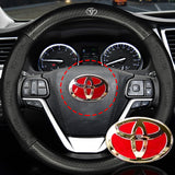 Toyota Car Emblem Logo / Steering Wheel Logo Emblem Sticker