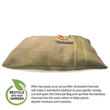 Bag Bamboo Activated Charcoal (Brown) 100% Natural & Chemical Free Moisture